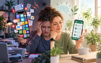 Miles NAH app: prikkelarme gebruikersinterface